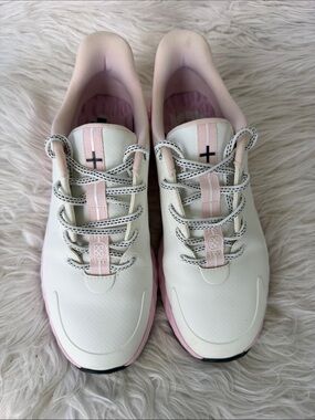 G/FORE White & Pink Women's MG4+ Golf Shoes/Sneakers